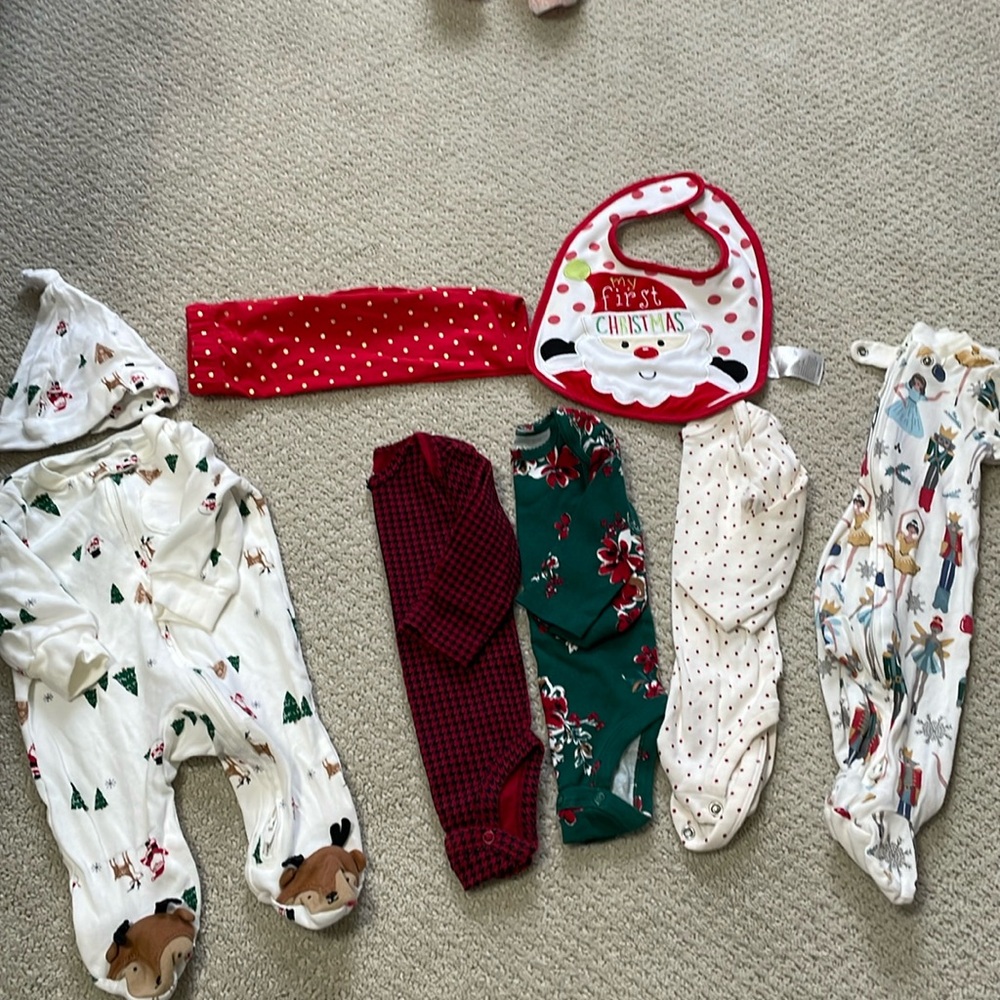 Christmas onesies/ Christmas items